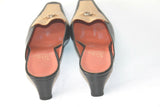 PARA DOXALE Escarpins Mules Tout Cuir Bicolore T 39.5 TBE