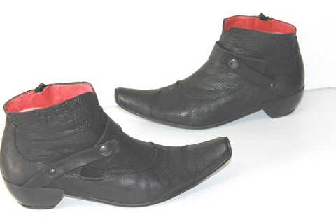 STEPHANE GONTARD Boots Pointues Doublées Cuir T 37 TBE