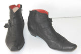 STEPHANE GONTARD Boots Pointues Doublées Cuir T 37 TBE