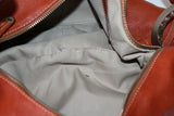 TENTAZIONE DUE Sac Cabas Cuir Marron Acier  Porté Epaule BE