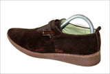 UN MATIN D'ETE Derby Daim Marron Foncé Doublés Cuir T 6 / 39 BE