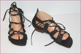 MELLOW YELLOW Spartiates Tout cuir Noir T 38 TBE