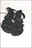 MELLOW YELLOW Spartiates Tout cuir Noir T 38 TBE