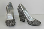 Escarpins LA SOURCE Tissu Gris Chiné T 41 TBE