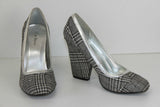 Escarpins LA SOURCE Tissu Gris Chiné T 41 TBE