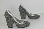Escarpins LA SOURCE Tissu Gris Chiné T 41 TBE