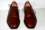 FINSBURY  Richelieu Tout Cuir Marron Patiné  Embauchoirs  Manfields  T 10/ 44 BE