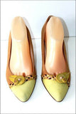 STEPHANE KELIAN Escarpins Pointus Cuir Peau Bicolore T 7 / 40.5 BE
