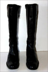 MITICA VENEZIA Bottes Cuir Noir Doublées Cuir T 39 TBE