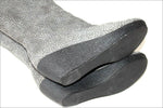 Bottes Compensées Cuir Souple Epais Gris chiné Doublées Cuir T 38 TTBE