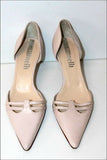 MINELLI Escarpins Pointus Tout Cuir Ivoire T 37 TBE