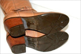BUSSOLA Bottes à Talons Cuir Marron Clair T 37 BE