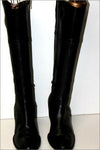 MAM'ZELLE Bottes Cuir Noir Doublées Cuir T 38 TBE