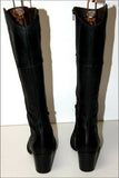 MAM'ZELLE Bottes Cuir Noir Doublées Cuir T 38 TBE