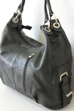 BORSE IN PELLE Sac Shopping Cuir Noir Doublé Cuir BE