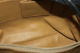 BORSE IN PELLE Sac Shopping Cuir Noir Doublé Cuir BE