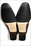 PEPE VARO Escarpins Tout Cuir Lisse Noir T 39 ETAT NEUF