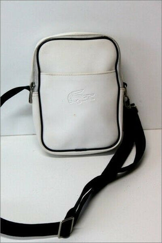 LACOSTE Pochettes CLASSIC II 3 Toile Imperméable Blanche BE