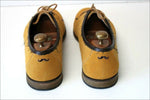 M.MOUSTACHE Derby Vintage Daim Ocre doublés cuir T 41 BE