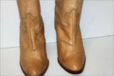 FAIRE LADY Bottes à Talons Cuir Naturel Camel T 35.5 TBE