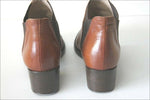 SAN MARINA Boots Cuir Marron Noisette Doublées Cuir T 38 TBE
