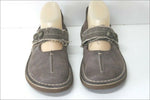 KICKERS Sandales à Sangles Cuir Vieilli Marron Patiné T 37 TBE
