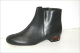 MINELLI Boots Cuir Lisse Noir Doublées Cuir Bouts Ronds T 37 ETAT NEUF
