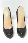 SAN MARINA Escarpins Cuir Tricolore Doublés Cuir Talons Très Hauts T 39 TBE