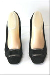 PARALLELE Escarpins Velours Noir Doublés Cuir T 5.5 / 39 TBE