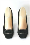 PARALLELE Escarpins Velours Noir Doublés Cuir T 5.5 / 39 TBE