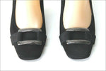 PARALLELE Escarpins Velours Noir Doublés Cuir T 5.5 / 39 TBE