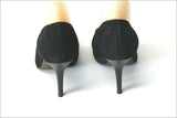 PARALLELE Escarpins Velours Noir Doublés Cuir T 5.5 / 39 TBE