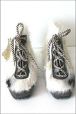 PICHETTE Boots Enfants Neige Fourrées Laine  Vintage T 29  ETAT NEUF