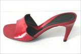 ROBERT CLERGERIE Sandales Tout Cuir Verni Rouge T 7.5 US / 39 FR  TBE
