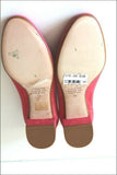 MANFIELD Escarpins Tout Cuir Velours Rose Framboise T 36 TBE