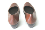 SAN MARINA Escarpins Cuir Lisse Marron Noisette T 36  ETAT NEUF