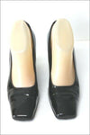 TON PIED MON PIED Paris Escarpins Compensés Cuir Verni Noir T 7 / 37 BE