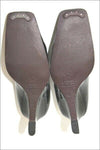 TON PIED MON PIED Paris Escarpins Compensés Cuir Verni Noir T 7 / 37 BE