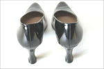 JB MARTIN Escarpins à Talons Tout Cuir Verni Noir T 4.5 / 38 TBE