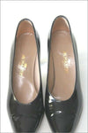 JB MARTIN Escarpins à Talons Tout Cuir Verni Noir T 4.5 / 38 TBE