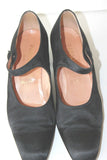 PARALLELE Escarpins Toile Satinée Noire Doublés Cuir T 5/ 38 TBE