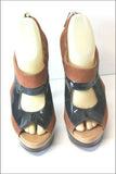 SCHUTZ Escarpins Cuir Marron Noisette Hauts Talons T 39 TBE