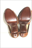 SCHUTZ Escarpins Cuir Marron Noisette Hauts Talons T 39 TBE