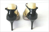VICENZA Escarpins Tout Cuir Verni Bicolore T 37 TBE