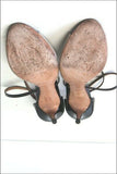 VICENZA Escarpins Tout Cuir Verni Bicolore T 37 TBE