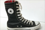 CONVERSE Tennis Montantes Cuir Fripé Noir T 3.5 UK / 36 TTBE