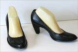 SAN MARINA Escarpins Cuir  Noir Doublés Cuir  T 40 TBE