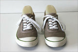 KICKERS TENNIS Basses Toile Beige Façon Lin T 37 TBE