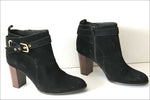 SAN MARINA Bottines boots Nubuck  Noir T 38 TBE