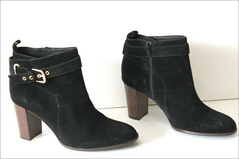 SAN MARINA Bottines boots Nubuck  Noir T 38 TBE